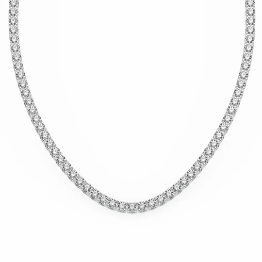 one line diamond necklace