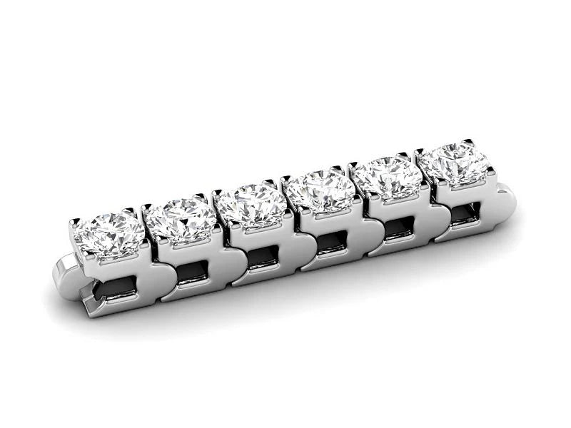 Round Cut Diamonds - Tennis Bracelet