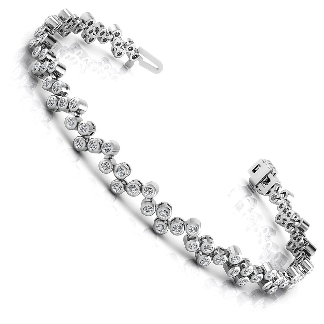Round Diamond (Lab Grown) Weight Bracelet