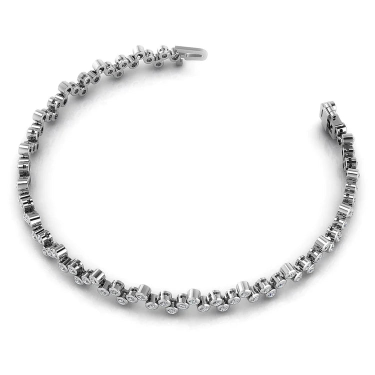 Round Diamond (Lab Grown) Weight Bracelet