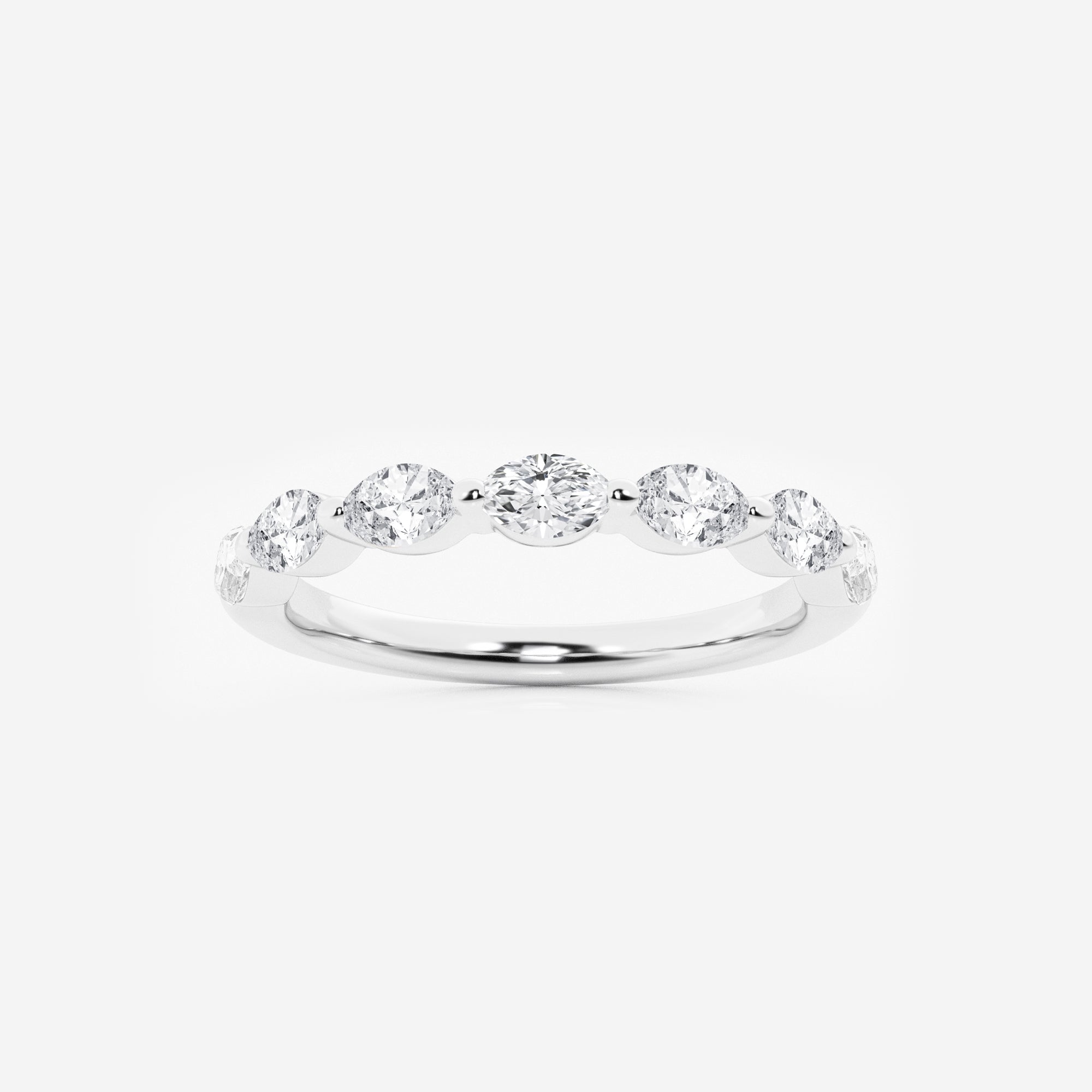 2 Reviews 1/2 ctw Marquise Lab Grown Diamond Stackable Ring