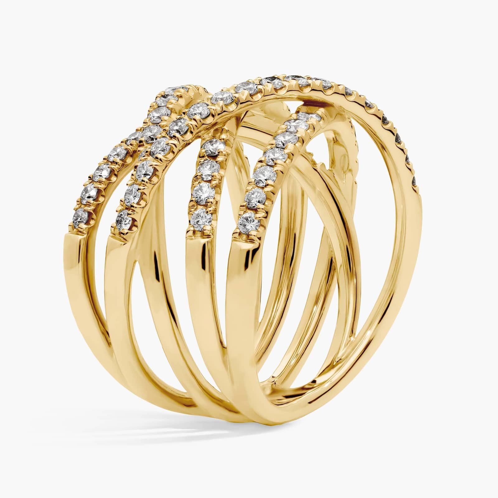 Diamond Wrap Fashion Ring in 14k Yellow Gold (1 ct. tw.)