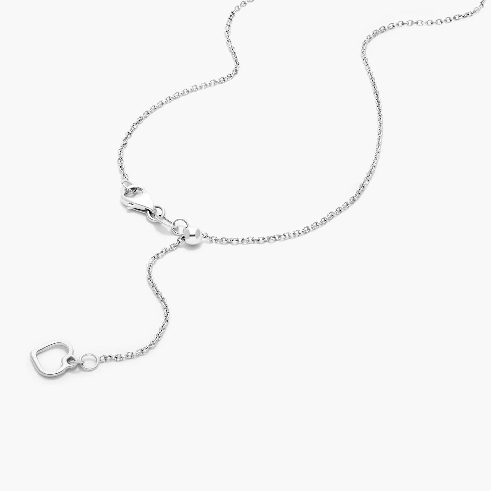 14K White Gold Cascade Diamond Tennis Necklace (1.00 CTW - H-I /SI1-SI2)