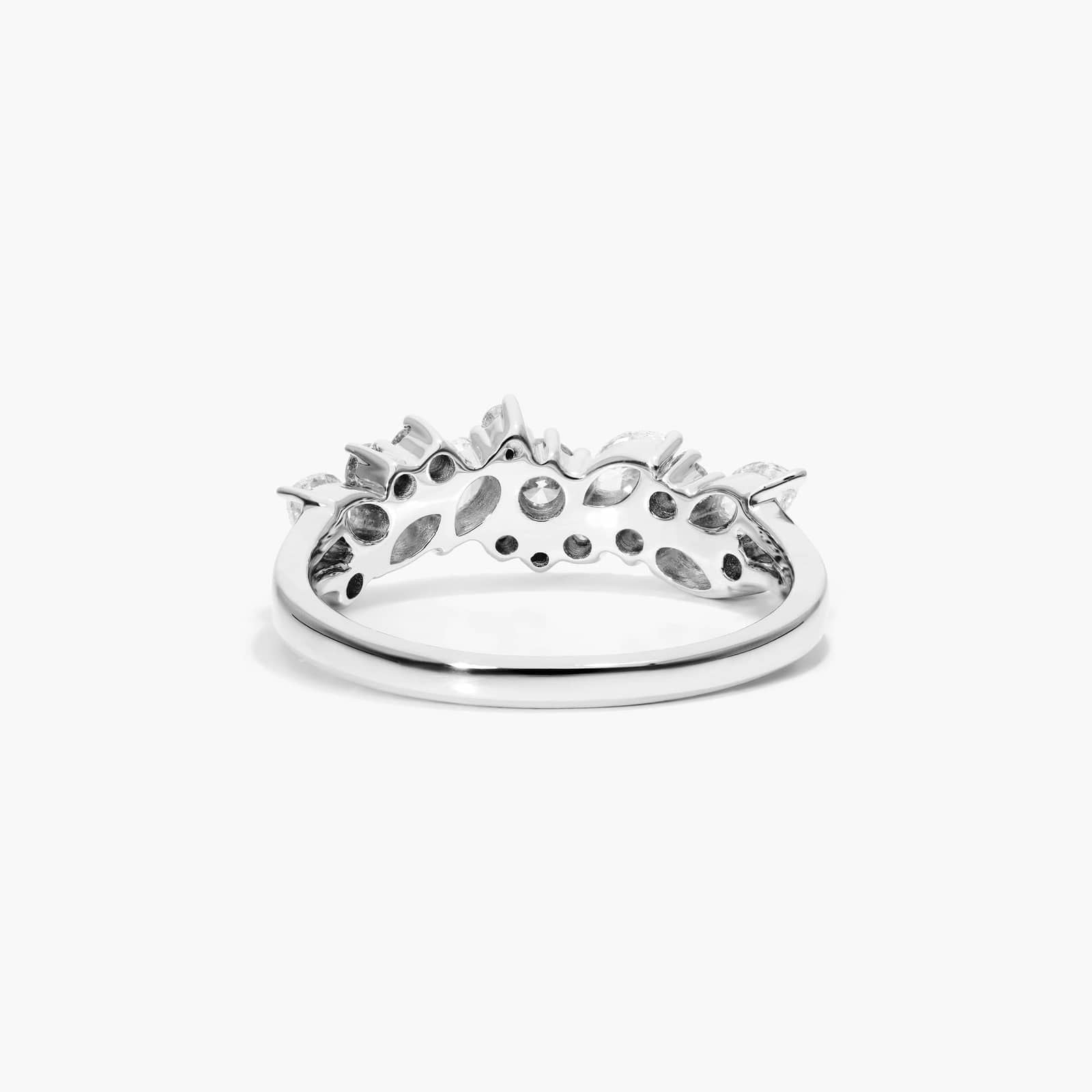 14K White Gold Whimsical Scatter Diamond Ring (0.30 CTW - H-I / SI1-SI2)