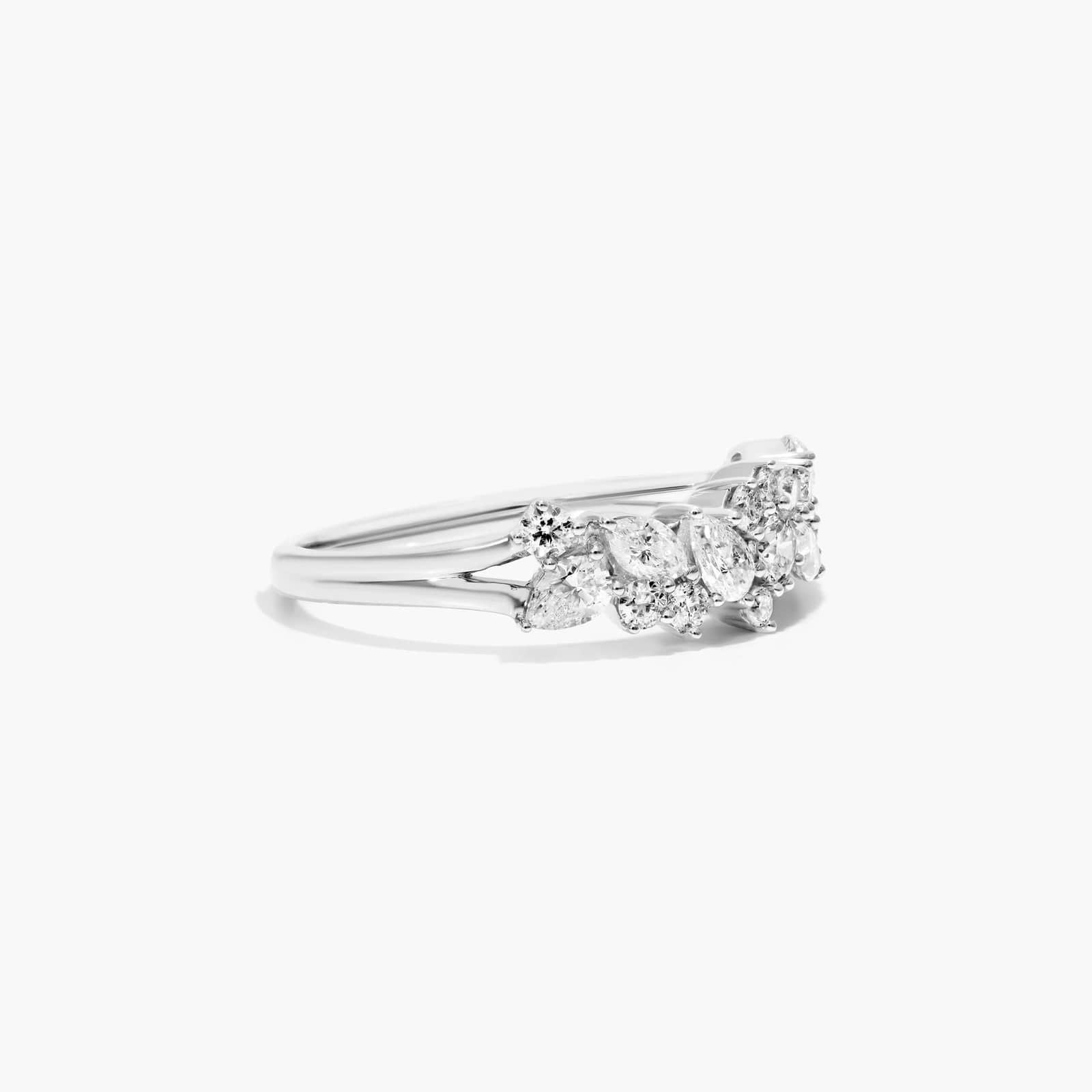 14K White Gold Whimsical Scatter Diamond Ring (0.30 CTW - H-I / SI1-SI2)