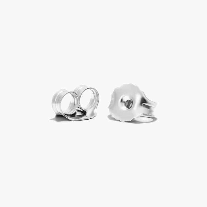 14K White Gold Blooming Leaves Lab-Grown Diamond Stud Earrings (0.17 CTW - F-G /VS2-SI1)