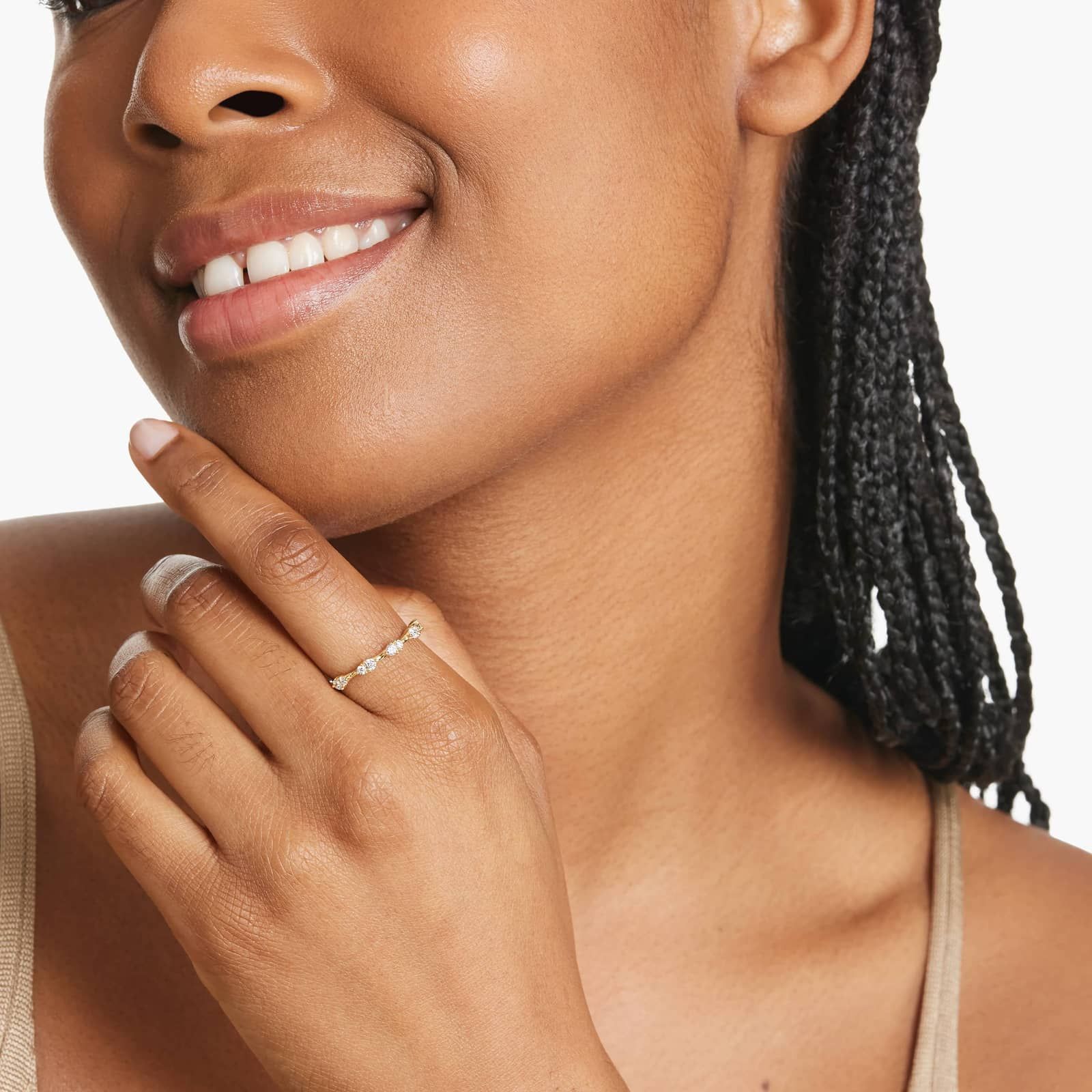 14K Yellow Gold Luminance Lab-Grown Diamond Ring (0.25 CTW - F-G /VS2-SI1)