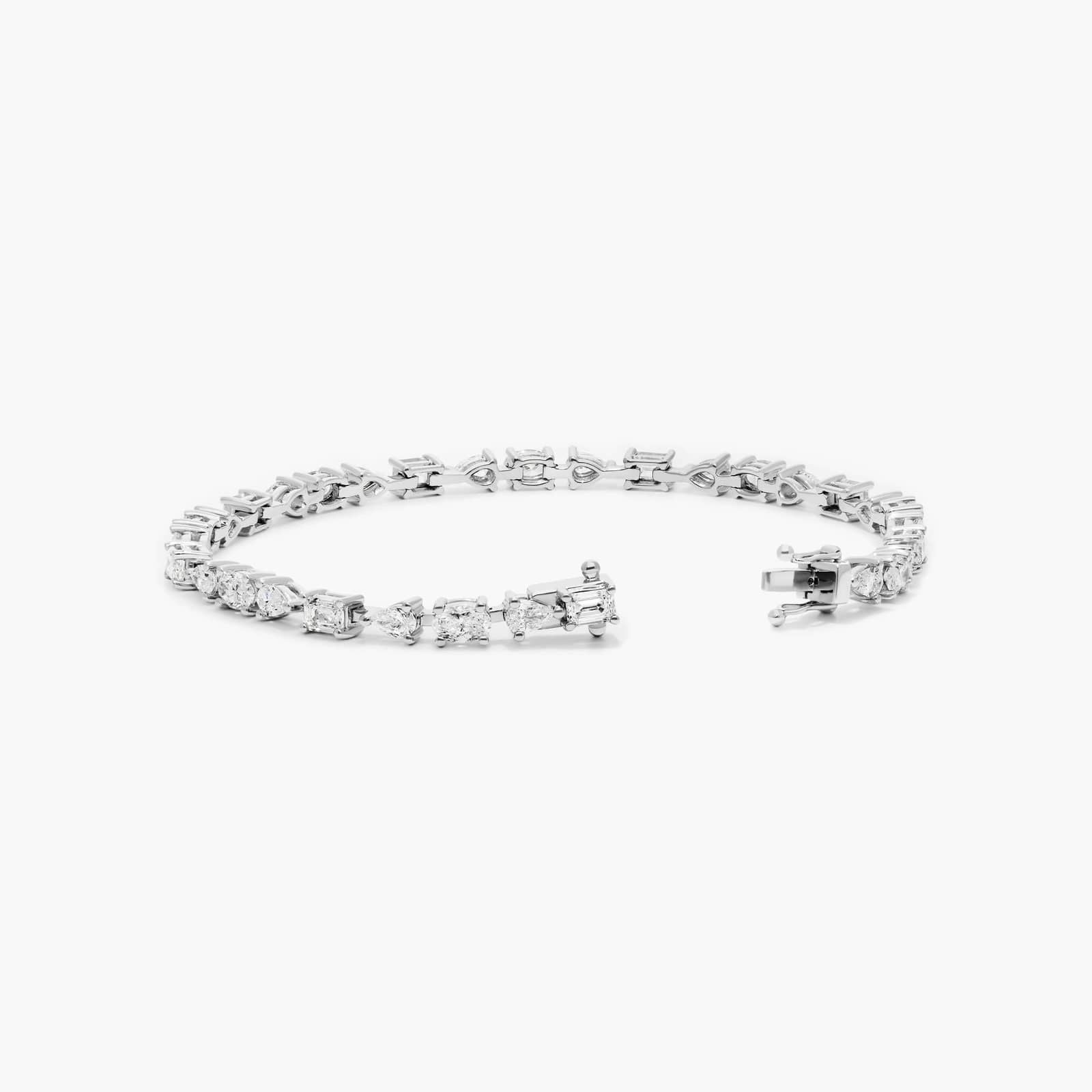 Fancy Array Lab-Grown Diamond Tennis Bracelet (1.70 CTW -F-G /VS2-SI1)