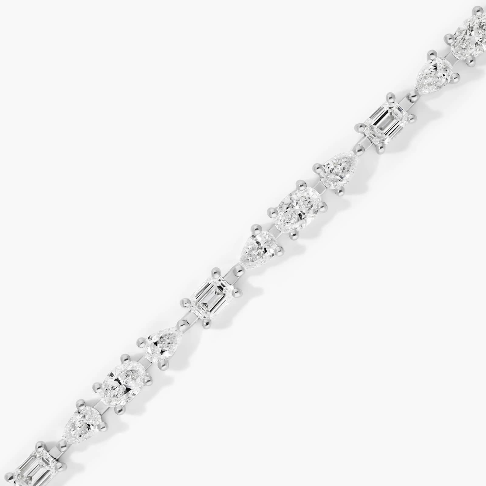 Fancy Array Lab-Grown Diamond Tennis Bracelet (1.70 CTW -F-G /VS2-SI1)