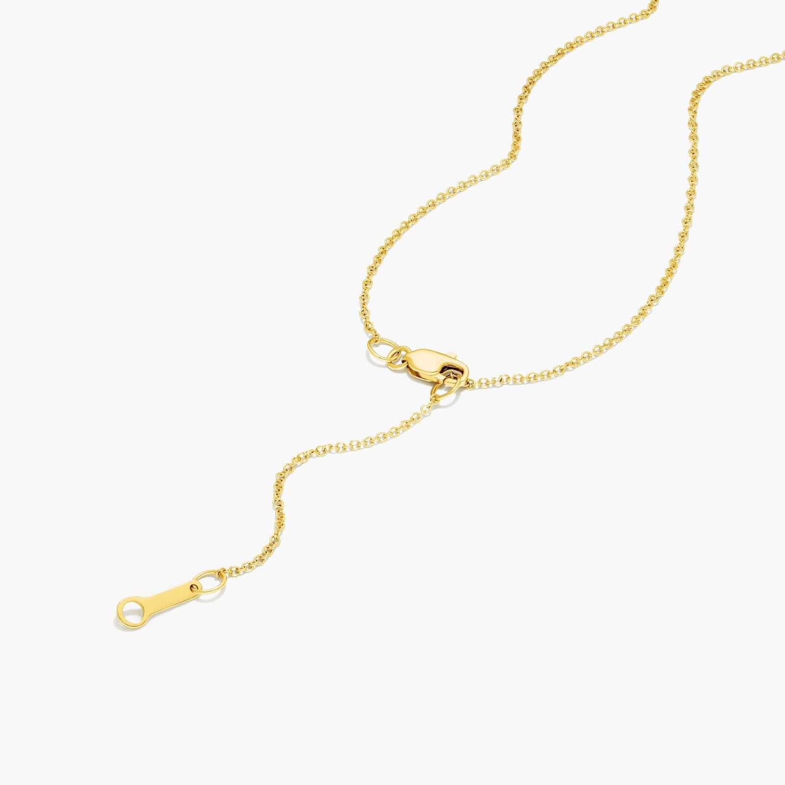 14K Yellow Gold Assemblage Emerald Cut Lab Grown Diamond Necklace (1.90 CTW - F-G / VS2-SI1)