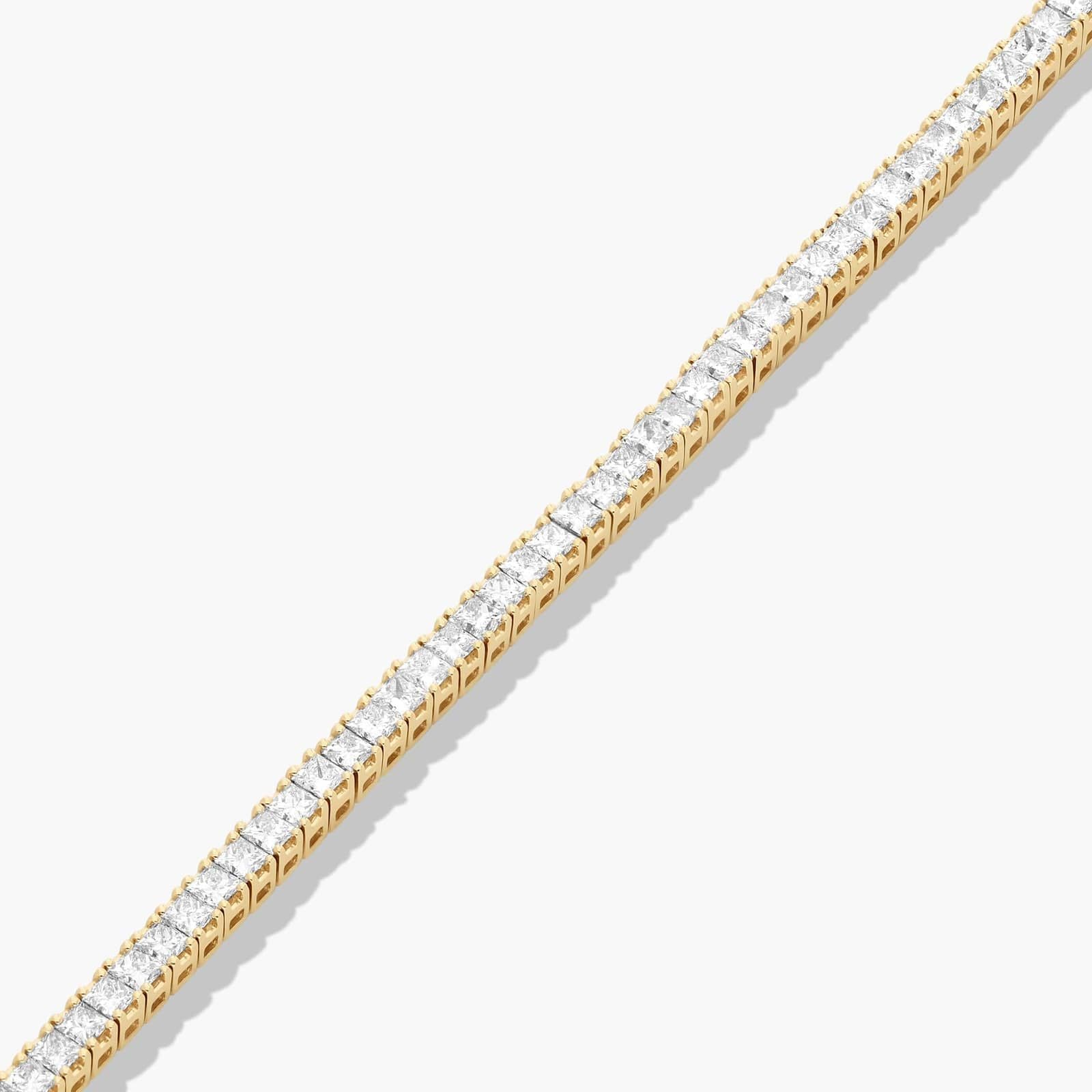 Princess Cut Lab-Grown Diamond Tennis Bracelet (5.00 CTW - F-G / VS2-SI1)