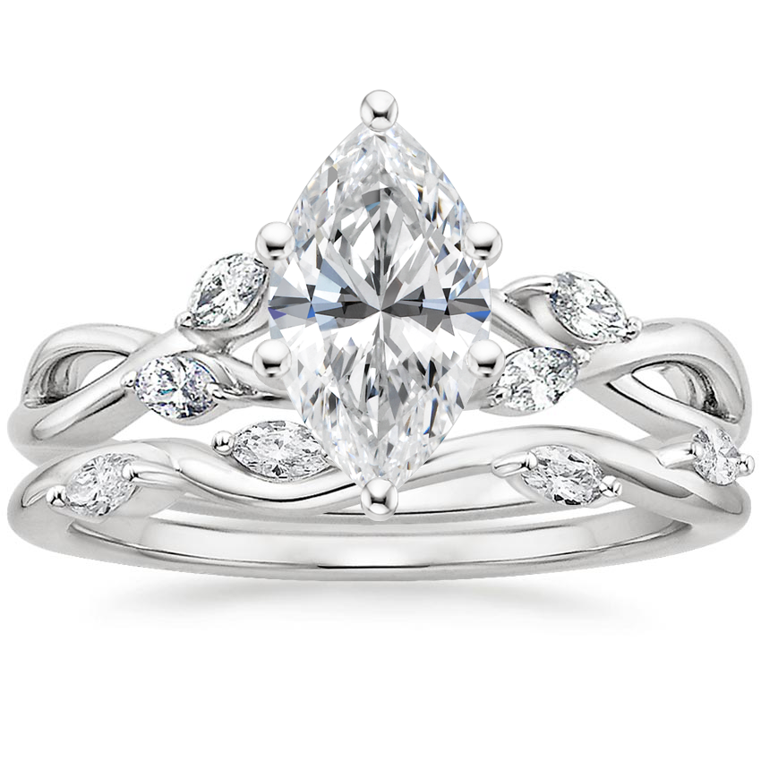 Diamond Ring with Winding  Diamond Ring
