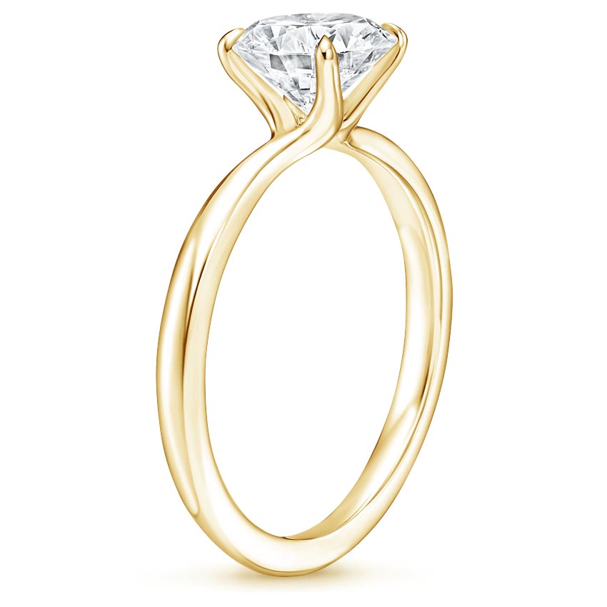 Freesia Ring with Curved Versailles Diamond Ring