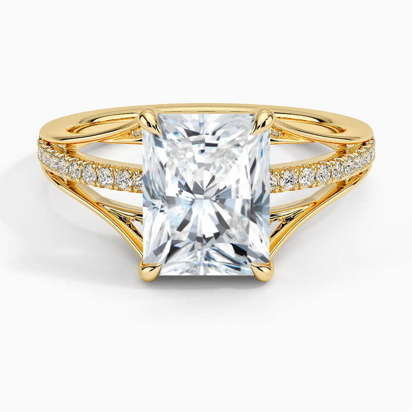 Tressa Split Shank Diamond Engagement Ring color :F\G clarity : SI1
