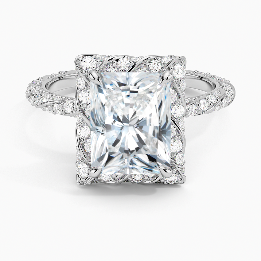 Nova Halo Diamond Engagement Ring color :F\G clarity : S1