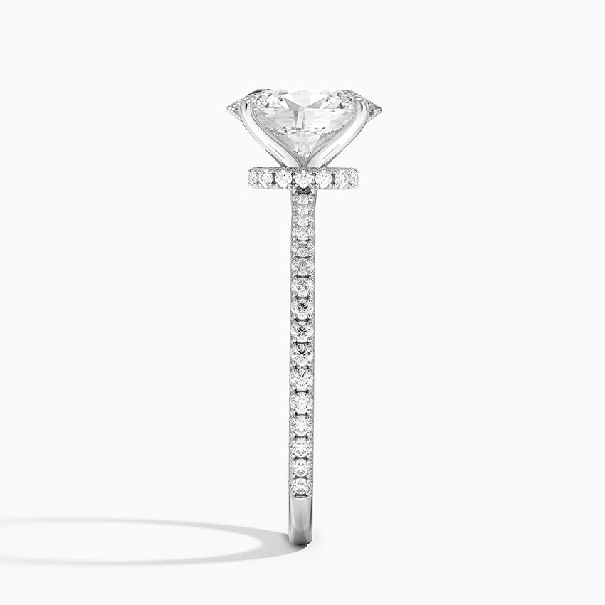 Demi Three-Quarter Coverage Diamond Engagement Ring