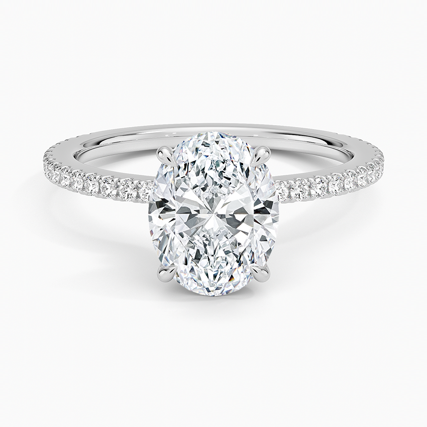 Demi Three-Quarter Coverage Diamond Engagement Ring