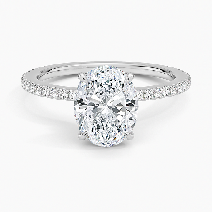Demi Three-Quarter Coverage Diamond Engagement Ring
