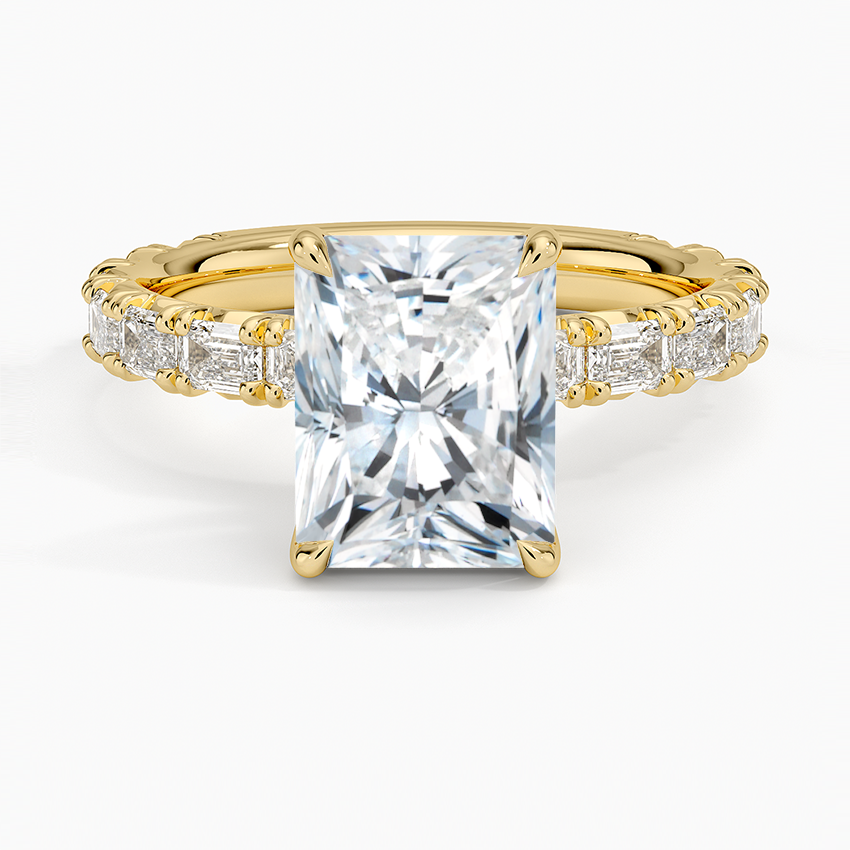 Nathalie Emerald-Cut Diamond Engagement Ring