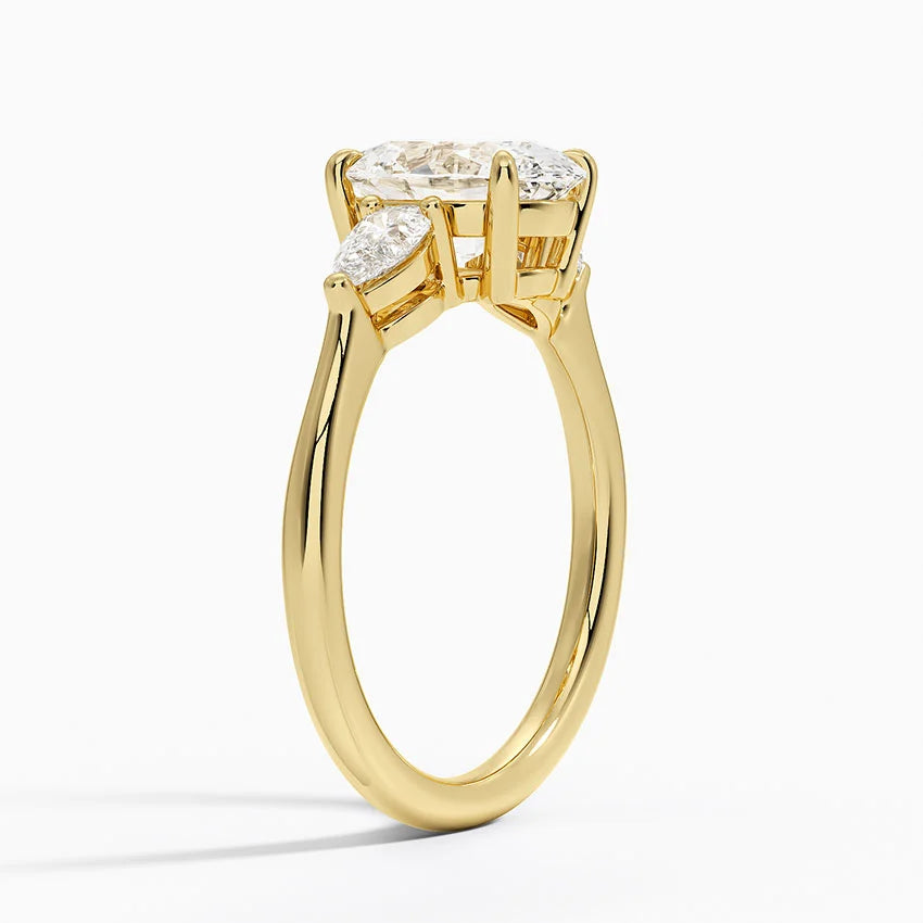 Three Stone Diamond Engagement Ring