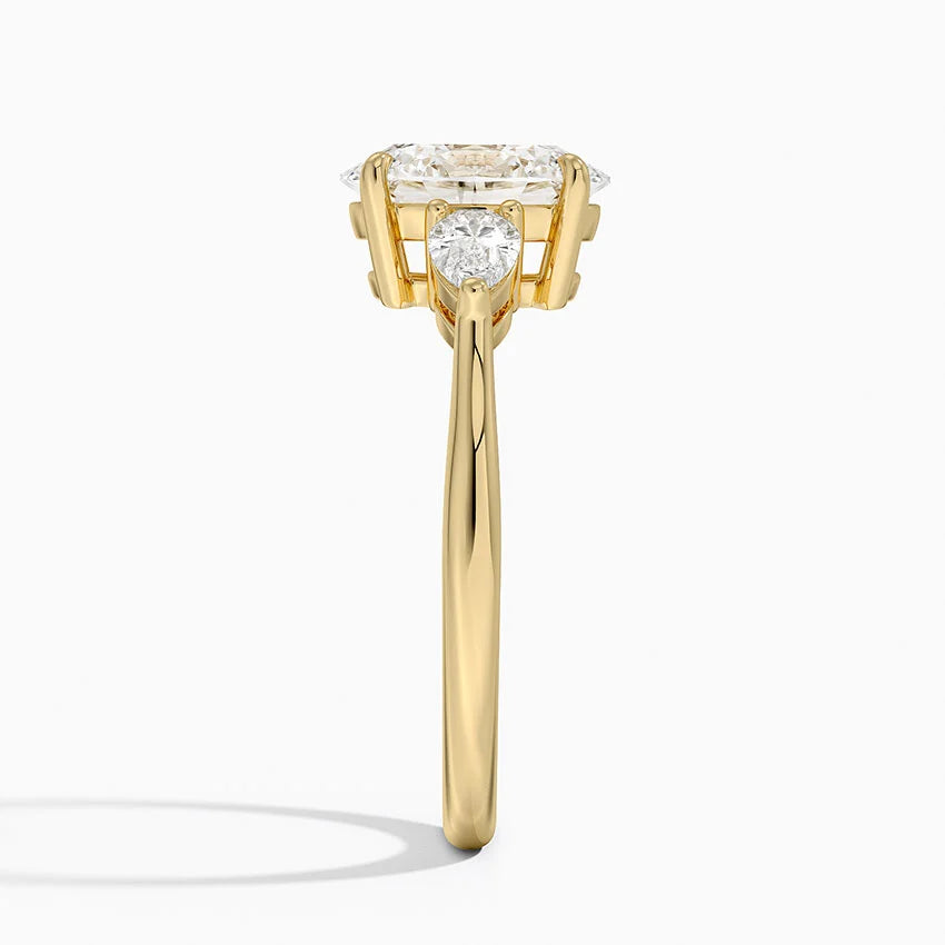 Three Stone Diamond Engagement Ring