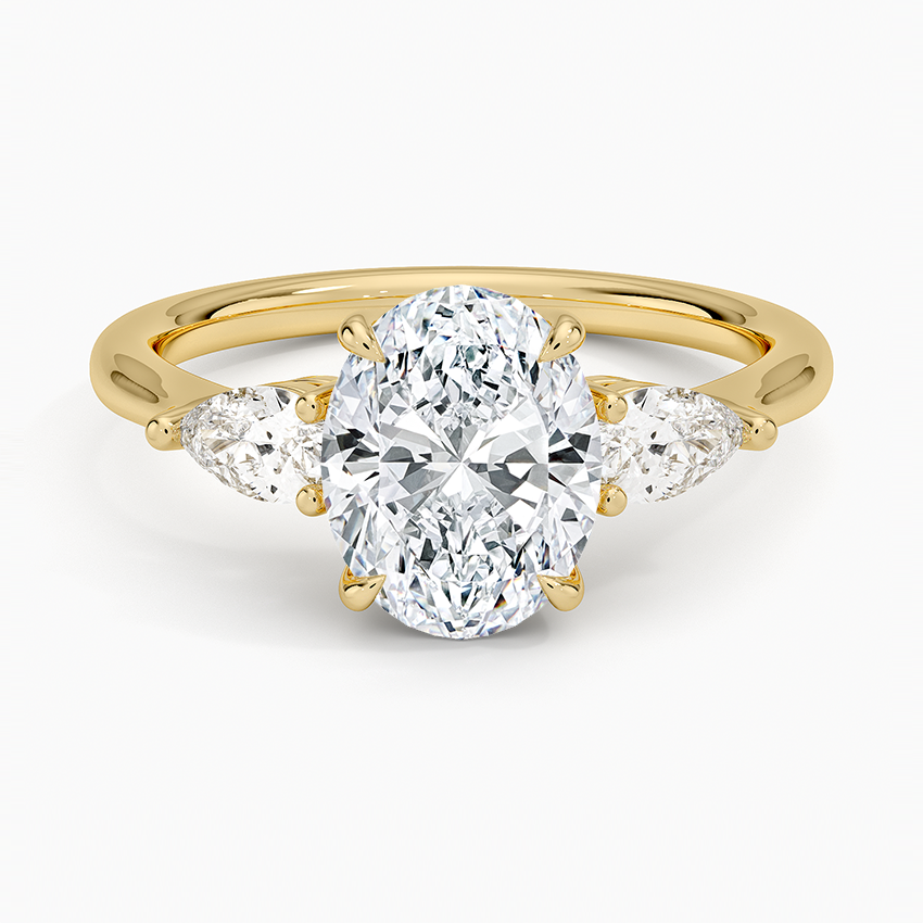 Three Stone Diamond Engagement Ring