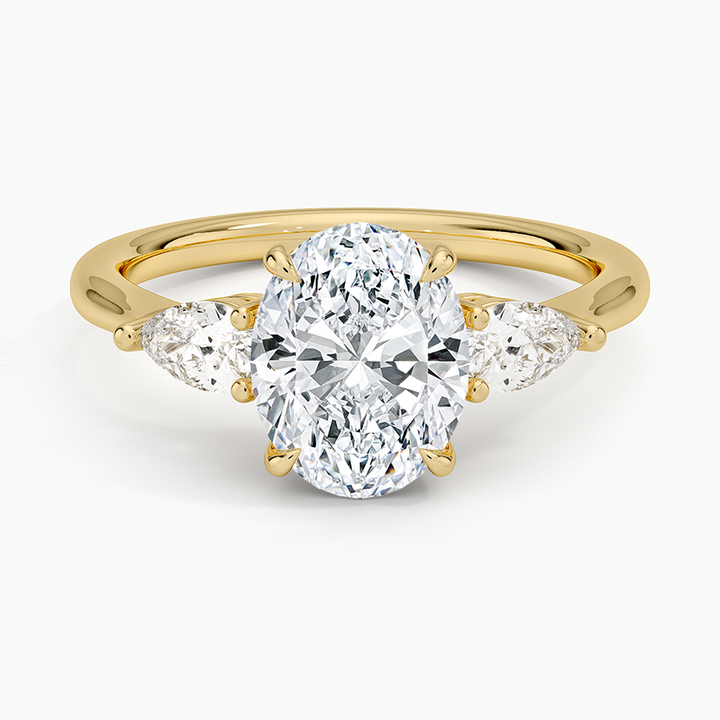Three Stone Diamond Engagement Ring