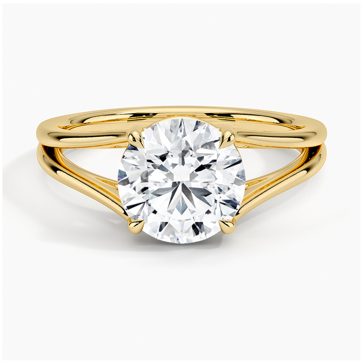 Tressa Split Shank Solitaire Engagement Ring