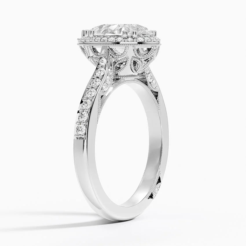 Tacori Dantela Bloom Diamond Engagement Ring