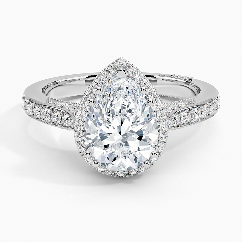 Tacori Dantela Bloom Diamond Engagement Ring