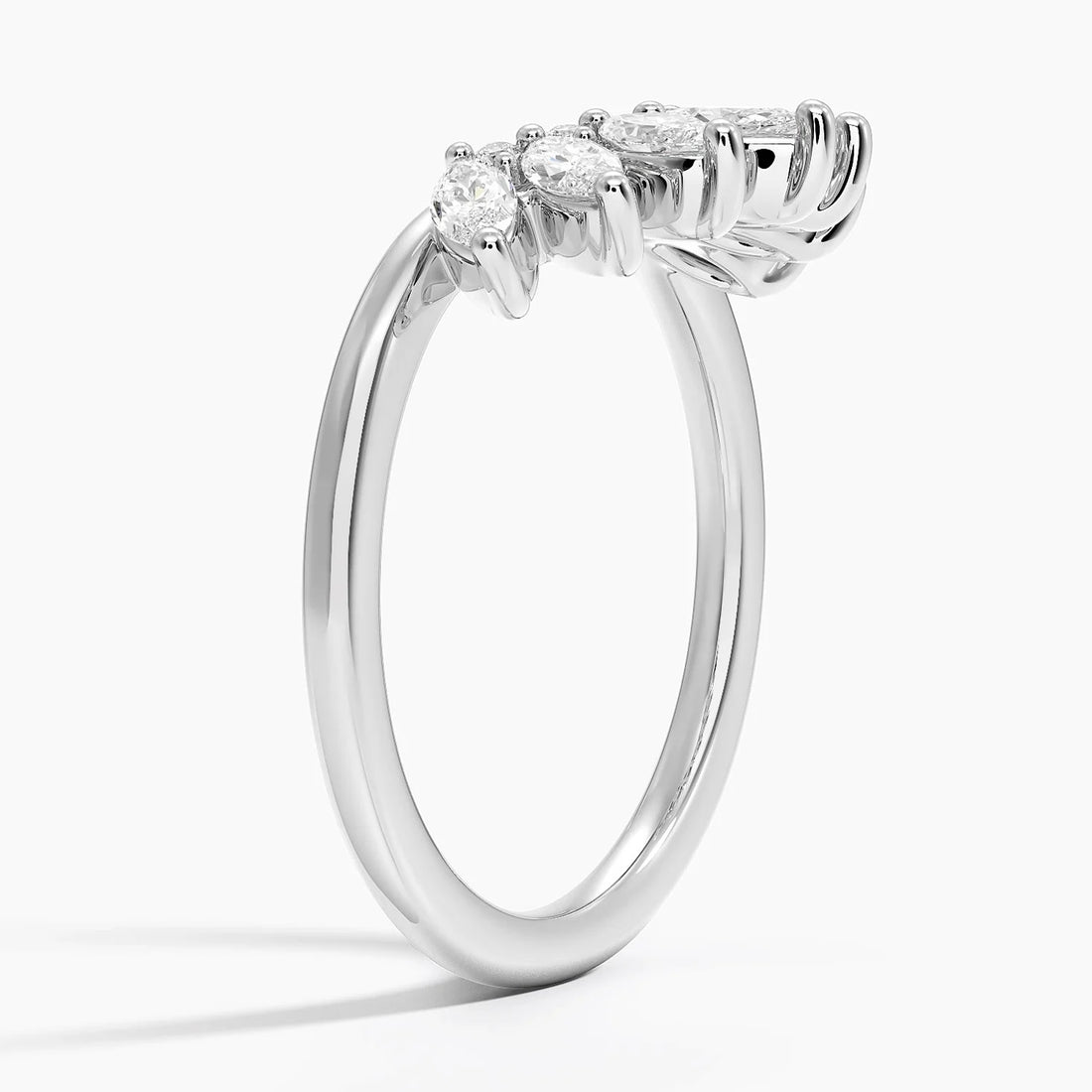 Aurora Diamond Contour Ring (1/2 ct. tw.) color : F\G clarity : SI