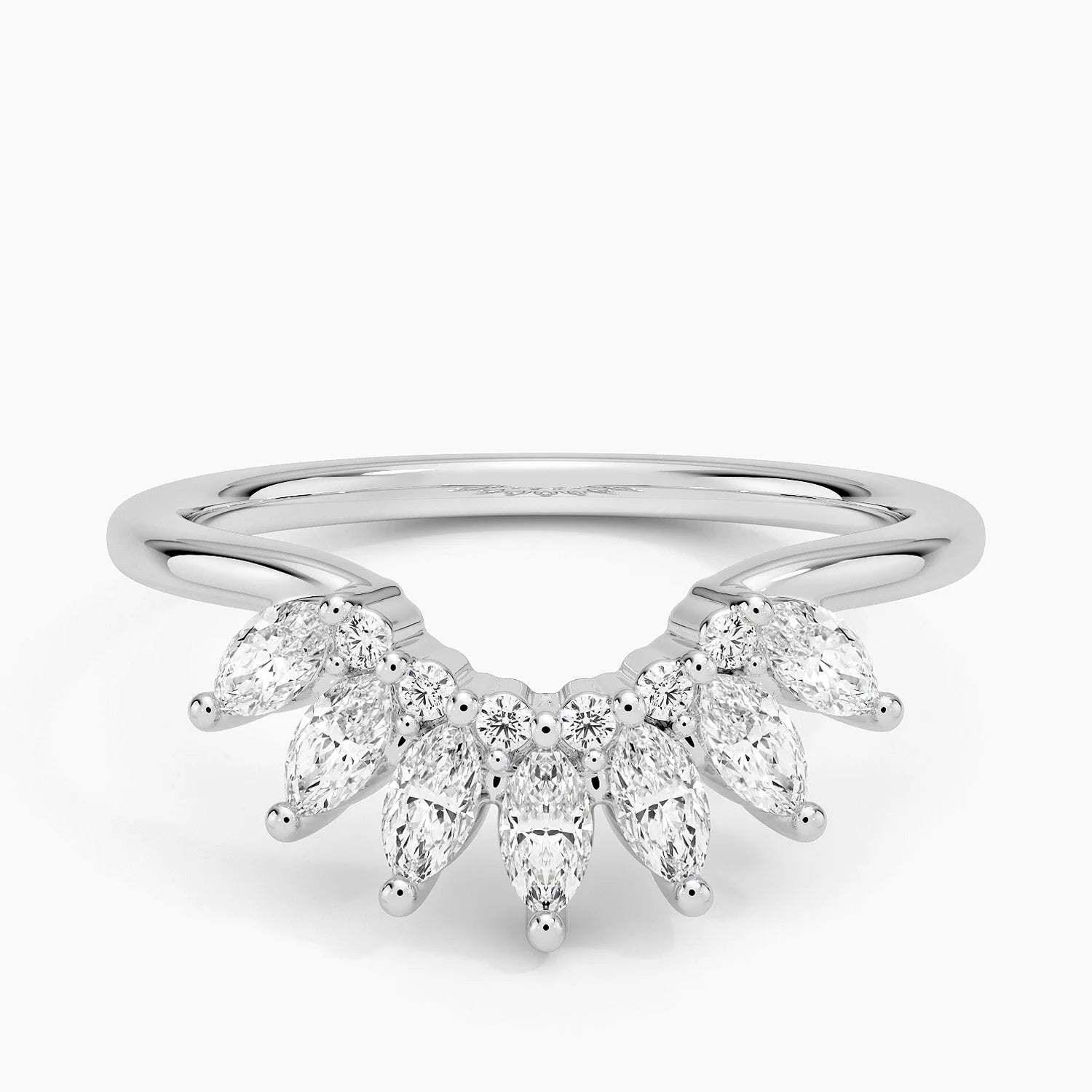 Aurora Diamond Contour Ring (1/2 ct. tw.) color : F\G clarity : SI