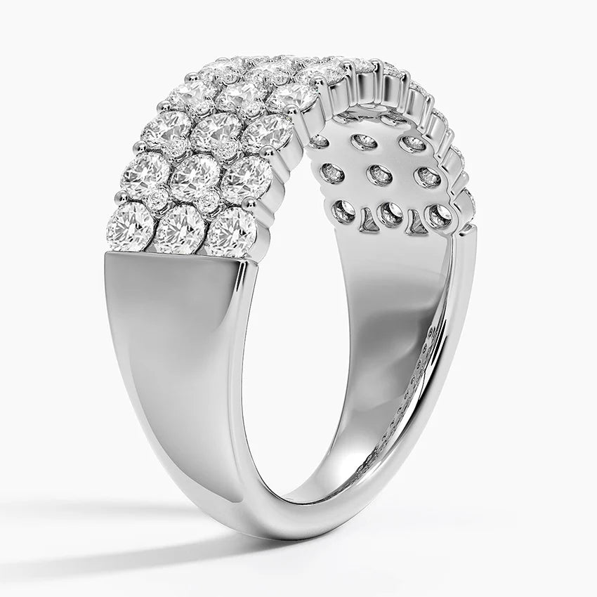 Three Row Lab Diamond Ring (1 1/2 ct. tw.)