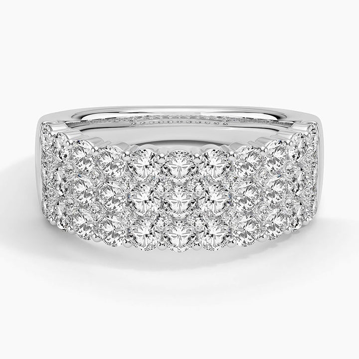 Three Row Lab Diamond Ring (1 1/2 ct. tw.)