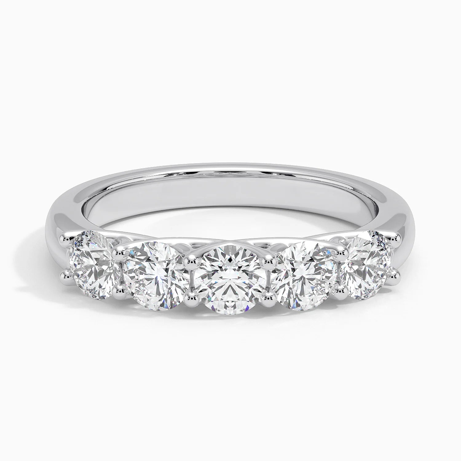 Premier Five Stone Trellis Diamond Ring (1 ct. tw.) color : F clarity : VS