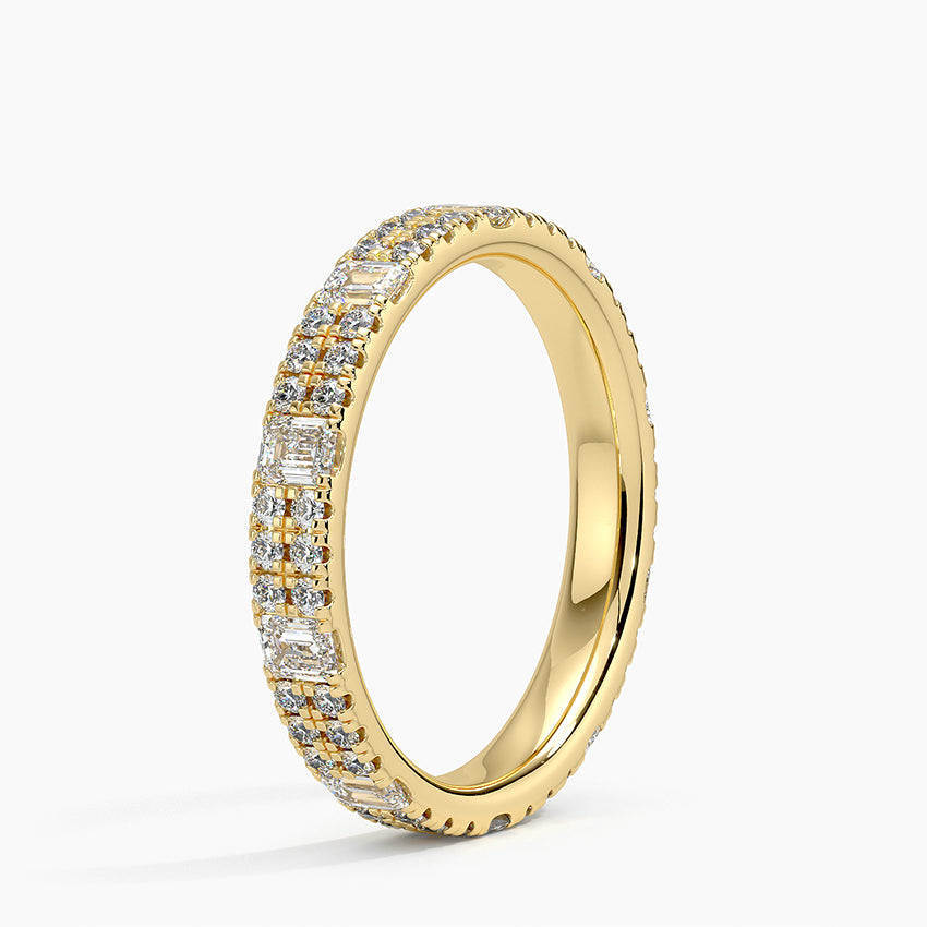 Santorini Eternity Lab Diamond Ring color : F\G clarity : SI