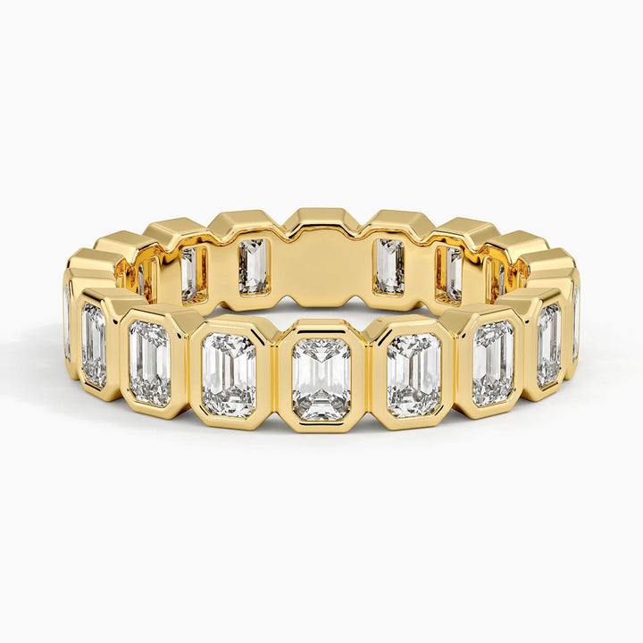 Emerald Eternity Lab Diamond Ring (2 1/2 ct. tw.) shape : emerald color : F\G clarity : VS