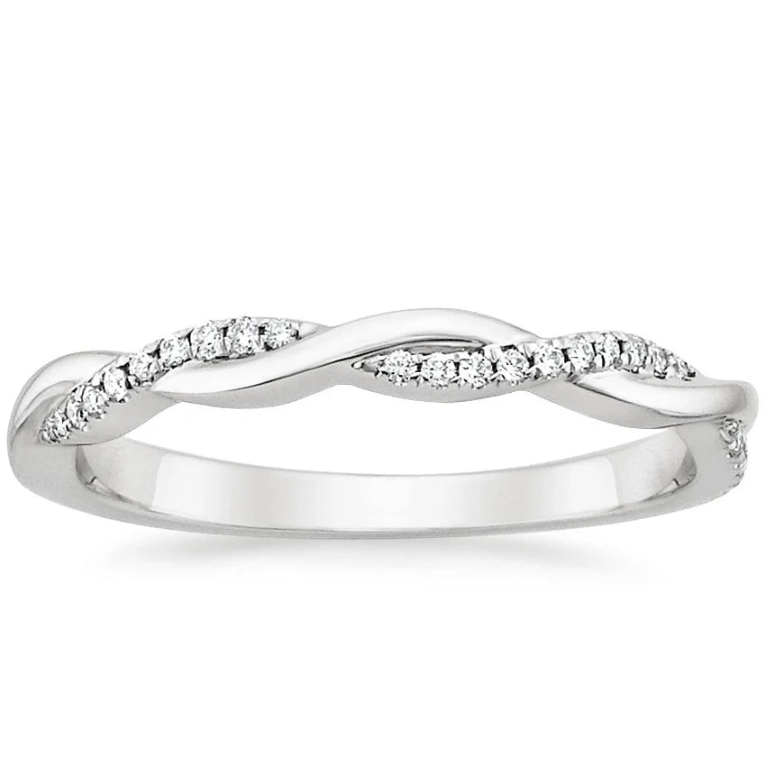 Twisted Vine Diamond Ring Stack (1 1/4 ct. tw.) color : F\G clarity :SI1