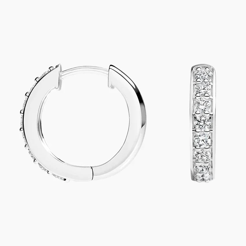 Diamond Huggie Earrings ( 1.50 - DEF -  VVS/VS )