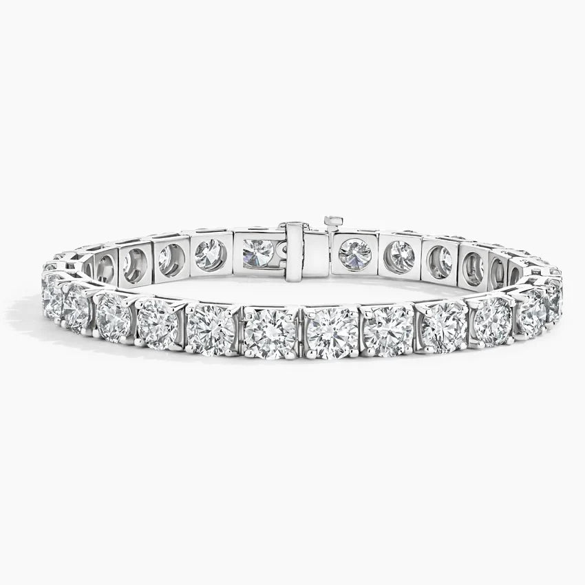 Lab Diamond Tennis Bracelet  shape : round length :7in width :1\4in  type : lab grown diamond  color : I\J clarity :VS