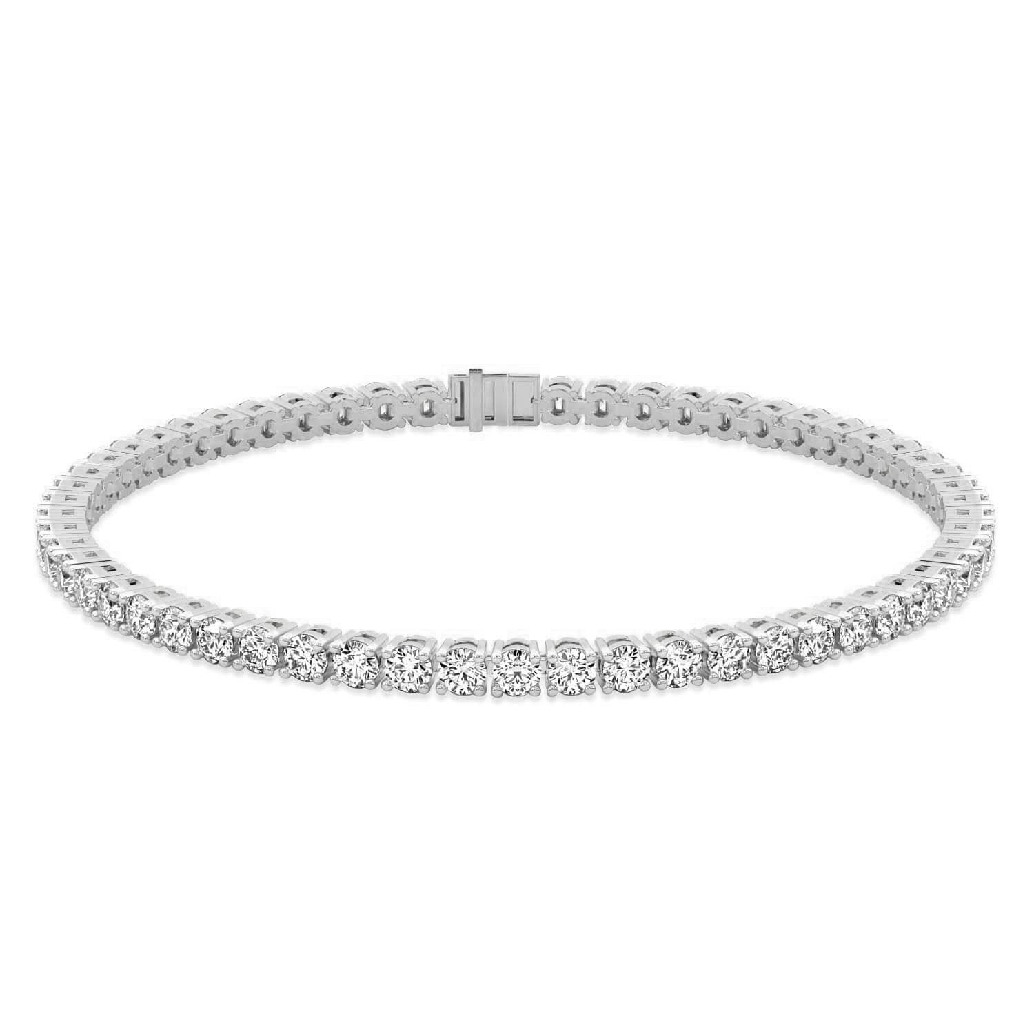 14kt Yellow Gold Darcy Round Lab Diamond Tennis Bracelet (3 Ct. Tw.)