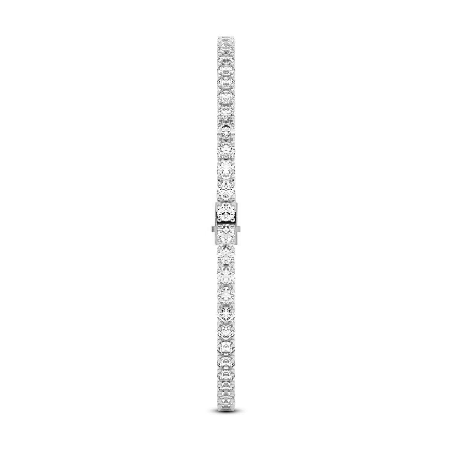 14kt Yellow Gold Darcy Round Lab Diamond Tennis Bracelet (3 Ct. Tw.)
