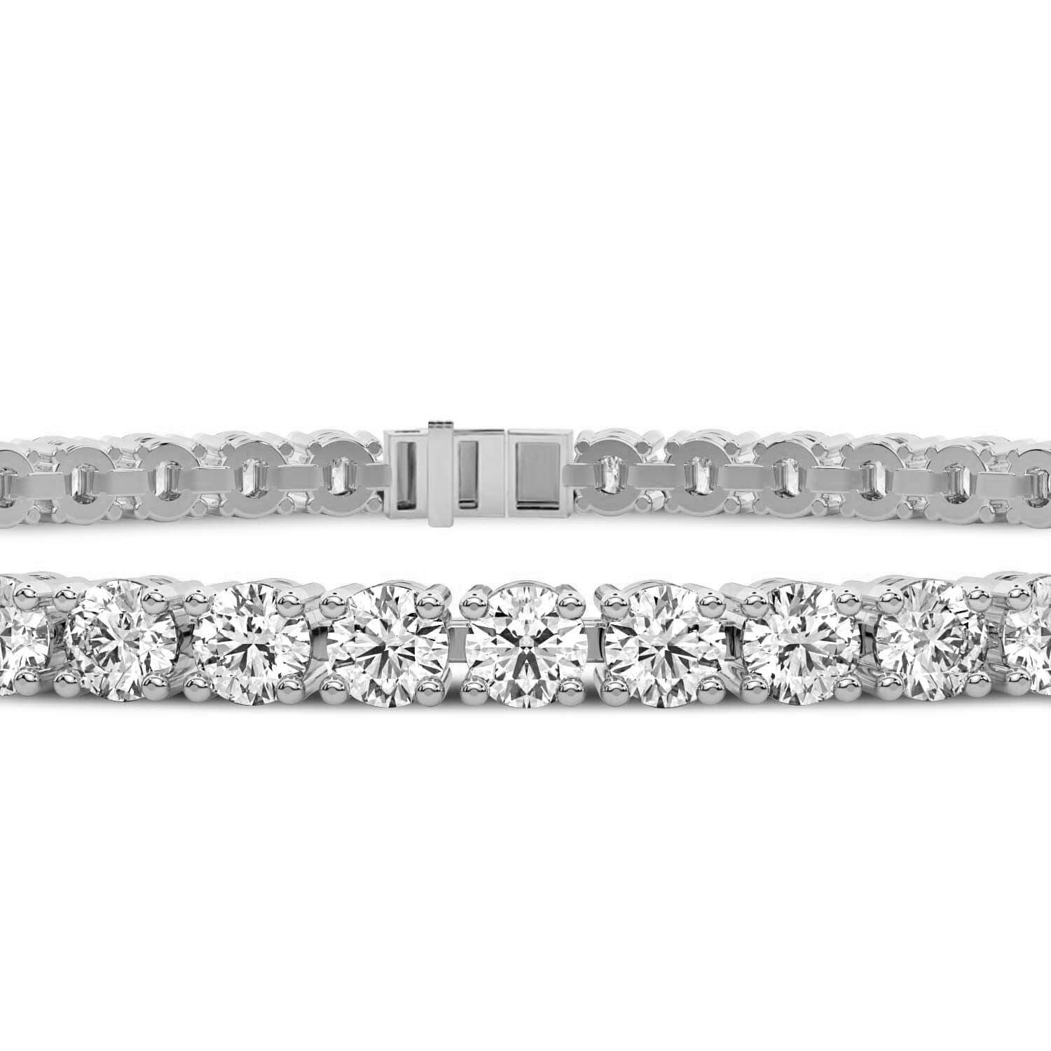 14kt Yellow Gold Darcy Round Lab Diamond Tennis Bracelet (3 Ct. Tw.)