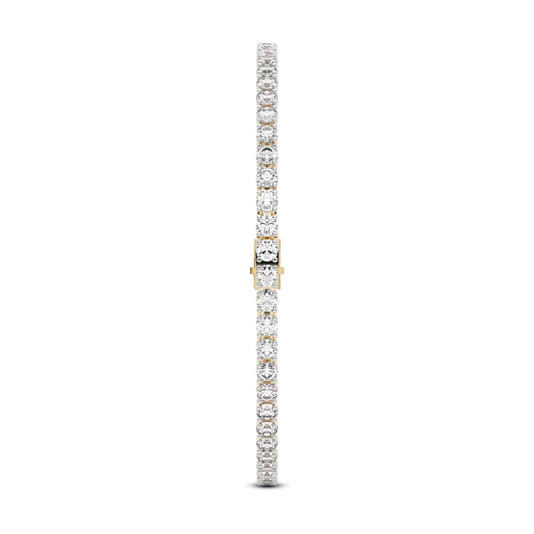 14kt Yellow Gold Darcy Round Lab Diamond Tennis Bracelet (3 Ct. Tw.)