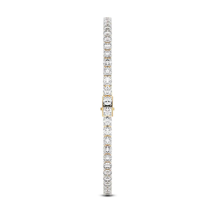 14kt Yellow Gold Darcy Round Lab Diamond Tennis Bracelet (3 Ct. Tw.)