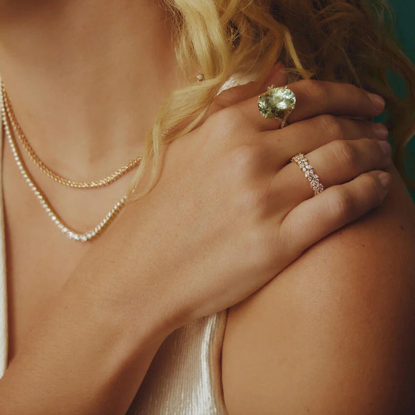 Jardinière Lab Diamond Eternity Ring