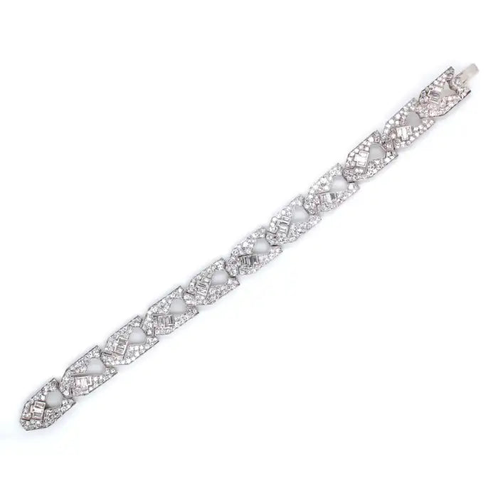 Art Deco Diamond Bracelet, circa 1930s