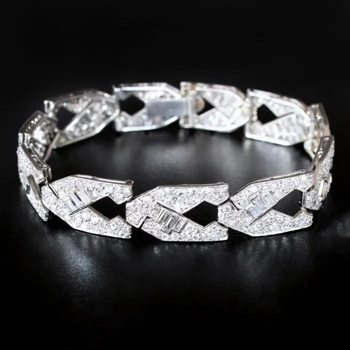 Art Deco Diamond Bracelet, circa 1930s