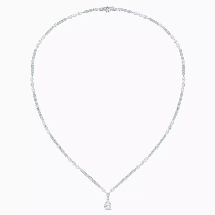 18k with gold Snow Dance Short Necklace in White Gold