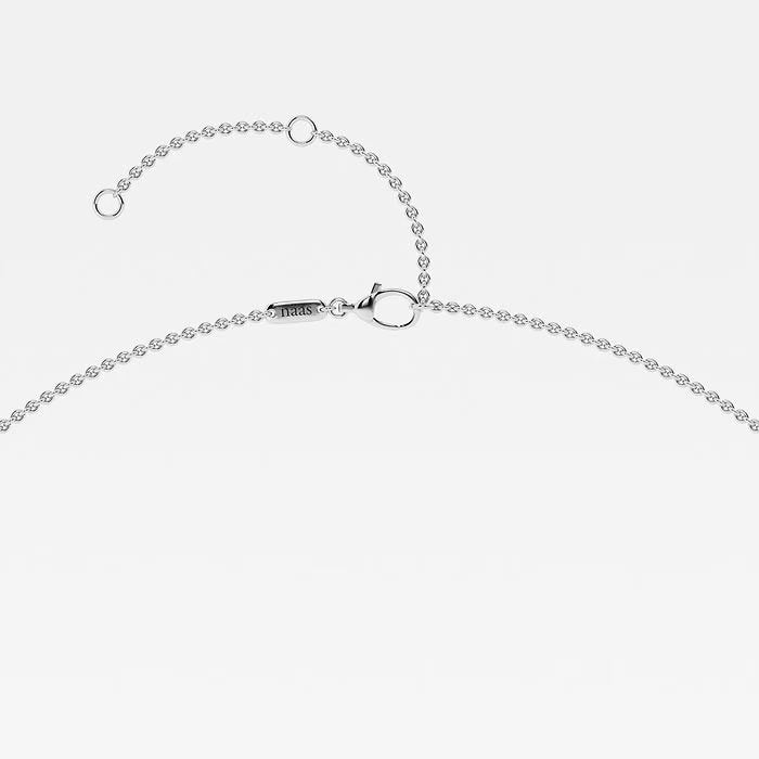 näas Romancing 5/8 ctw Round Lab Grown Diamond Dangle Fashion Necklace with Adjustable Chain
